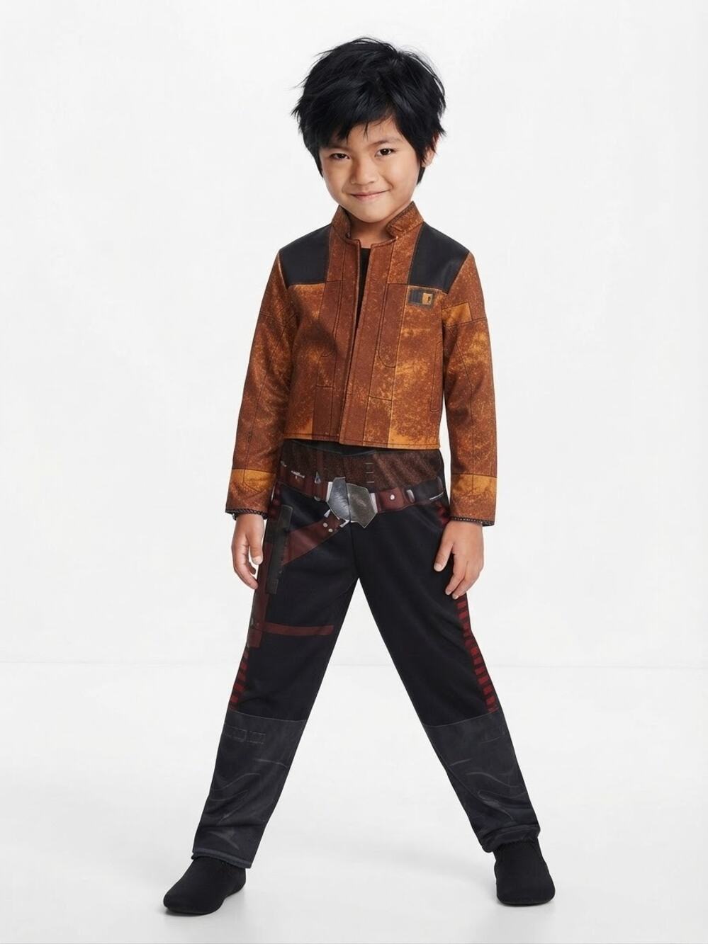 NWT Disney Star Wars Han Solo Costume Boys Size Small 4-6 Halloween Cosplay